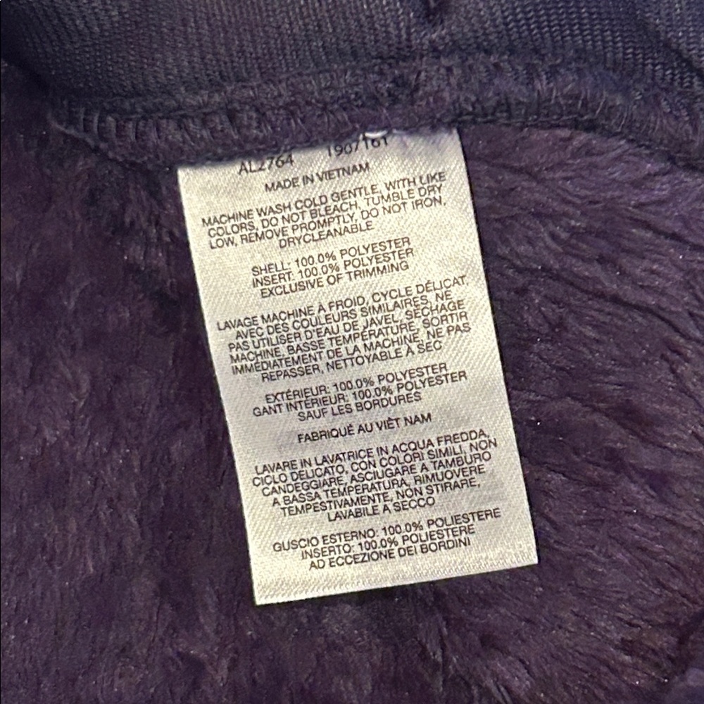 NWT Columbia fireside Sherpa long vest in navy cord size small - Picture 10 of 12
